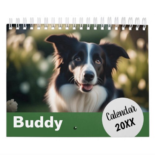 Personalized Dog Photos Pet Year Create Your Own Calendar