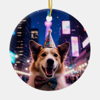 Personalized Dog Picture Christmas Ornament