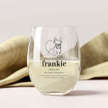Personalized Dog Picture Wine Glass French Bulldog at Zazzle