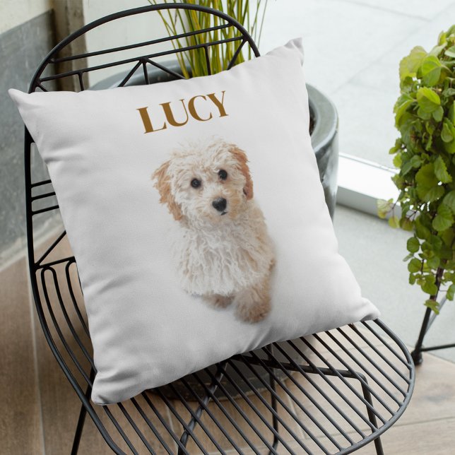 Personalized Dog Pillow – Custom Name & Pet Design (Creator Uploaded)