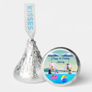 Personalized Dog Pool Pawty Hershey®'s Kisses®