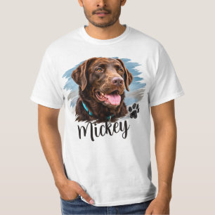 Personalized Dog Portrait T-Shirt