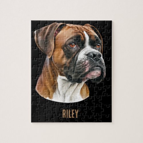 personalized dog puzzle