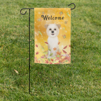 Personalized Dog Rescue Terrier Garden Flag
