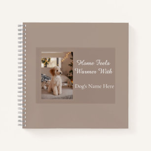Personalized Dog’s Name, Custom Dog Lover Gift Notebook