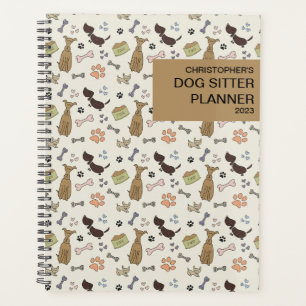 Personalized Dog Sitter Planner Business