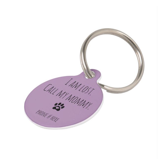 Personalized dog tag (Side)