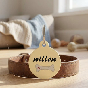 Personalized Dog Tag – Custom Pet Name & Phone ID