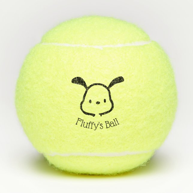 Personalized Dog Tennis Ball (Front)