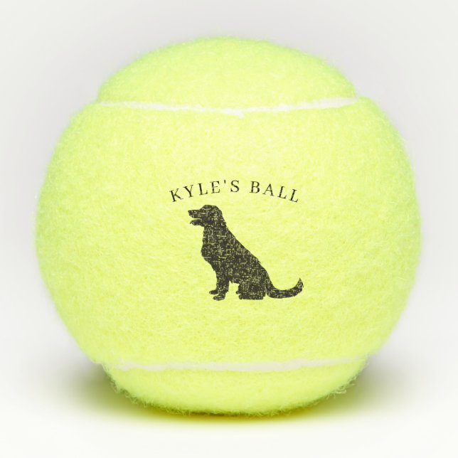 Personalized Dog Tennis Balls (Front)