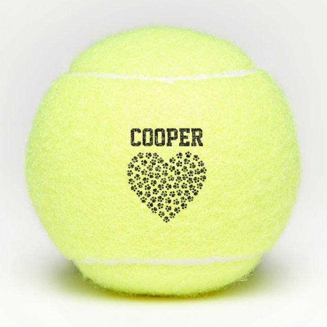 Personalized Dog Tennis Balls (Front)