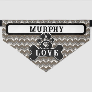 Personalized Dog Theme Pet Bandana Collar