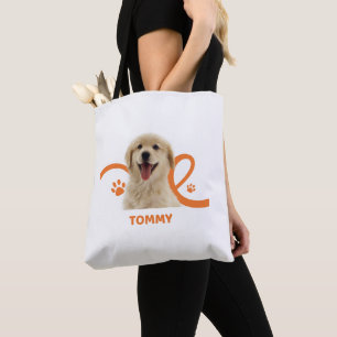 Personalized Dog Tote Bag Custom Dog Name Tommy