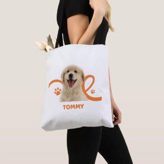 Personalized Dog Tote Bag | Custom Dog Name Tommy