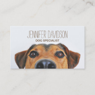 Personalized Dog Trainer Business Card