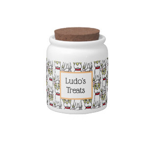 Personalized Dog Treat Jar
