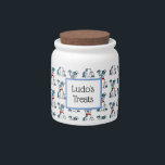 Personalized Dog Treat Jar<br><div class="desc">Mutt Drawing. This is an original drawing that has been scanned and cleaned up for reproduction. Perfect gift for the dog or dog lover in your life</div>