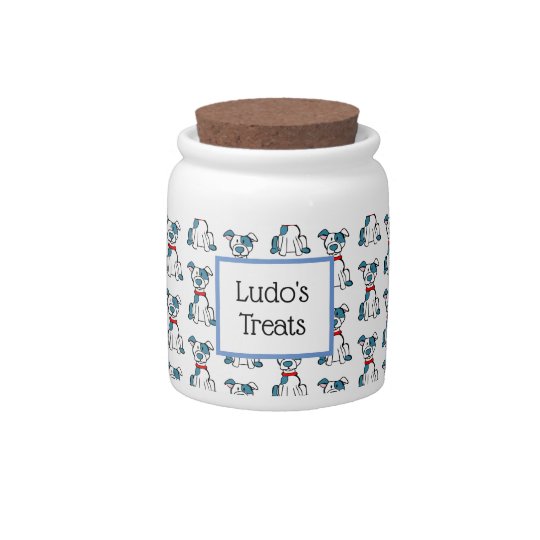 custom dog treat jar