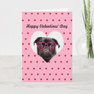 Personalized Dog Valentines Day Card