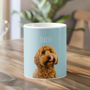 Personalized Dog with Name | Custom Pet Photo  Coffee Mug