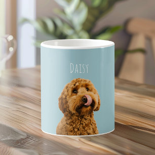 Personalized Dog with Name   Custom Pet Photo  Coffee Mug