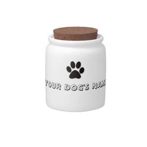 PERSONALIZED DOGGIE OR KITTY TREAT JAR