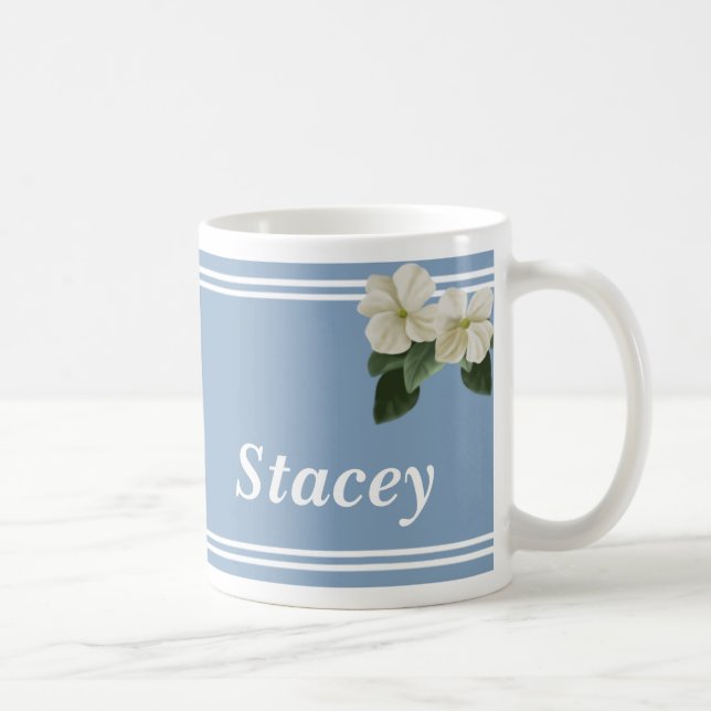 Personalized Dogwood Flower Mugs (Right)
