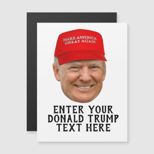 PERSONALIZED DONALD TRUMP MAGA (Front/Back)