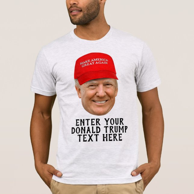 PERSONALIZED DONALD TRUMP MAGA T-Shirt (Front)