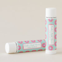 Personalized Donut Party Lip Balm