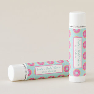 Personalized Donut Party Lip Balm
