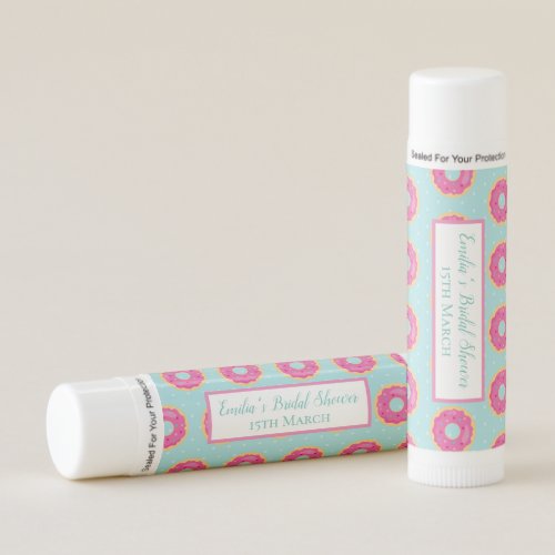 Personalized Donut Party Lip Balm