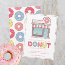 Personalized Donut Shop Party