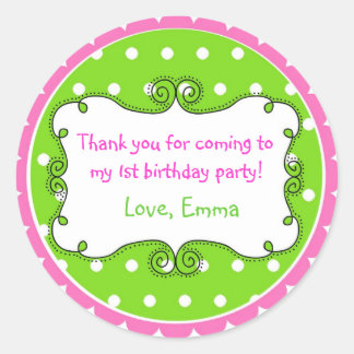 Personalized Doodle Frame Stickers