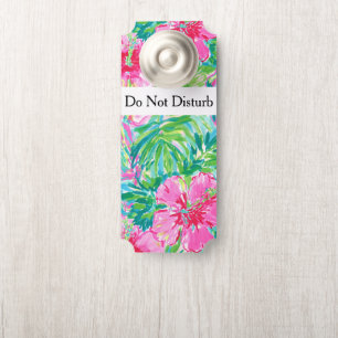 Personalized Door Hangers Two Sides, Preppy Style