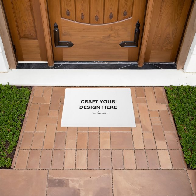 Personalized Door Mat with Name, Text, or Design (Outdoor)