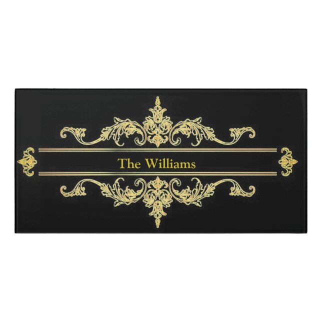Personalized  door sign (Classic Front)