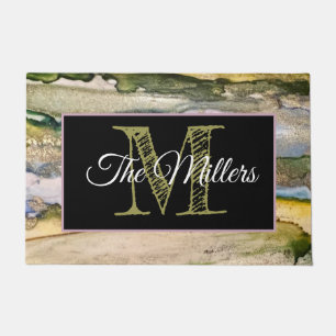 Personalized doormat colorful
