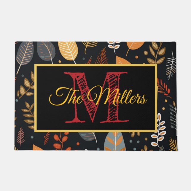 Personalized doormat colorful (Front)