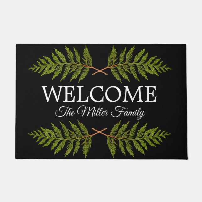 Personalized doormat personalized (Front)