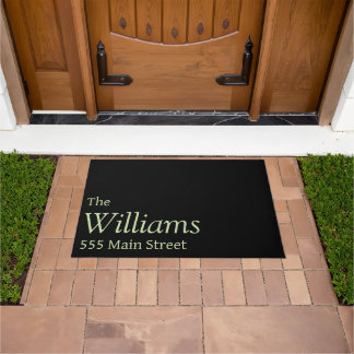 Personalized doormat personalized
