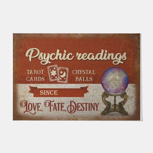 Personalized Doormat _ Psychic Readings tarot