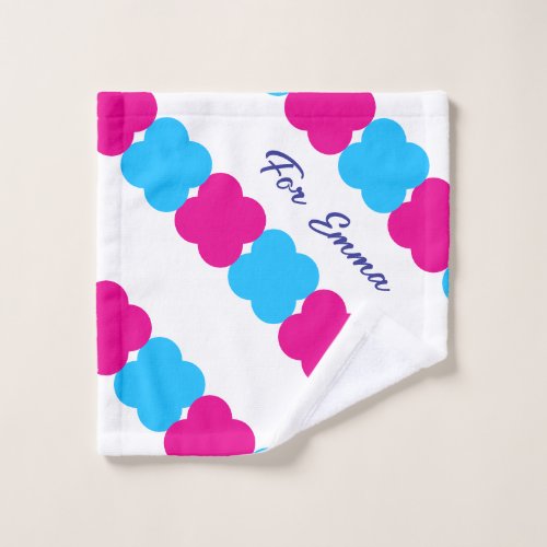 Personalized Dopamine Colors Custom Name For Her Wash Cloth
