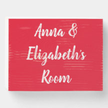 Personalized Dorm Room Sign