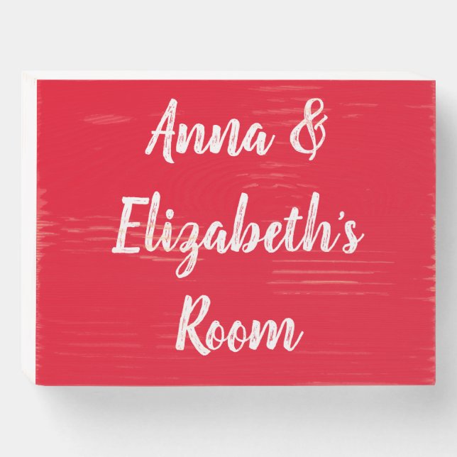 Personalized Dorm Room Sign (Front Horizontal)