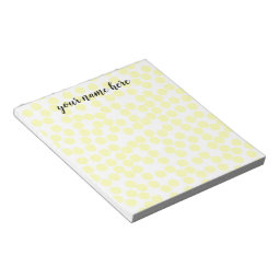 Personalized Dotted Notepad | Zazzle