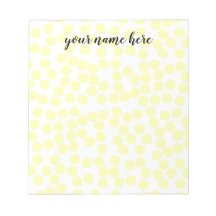 Personalized Dotted Notepad