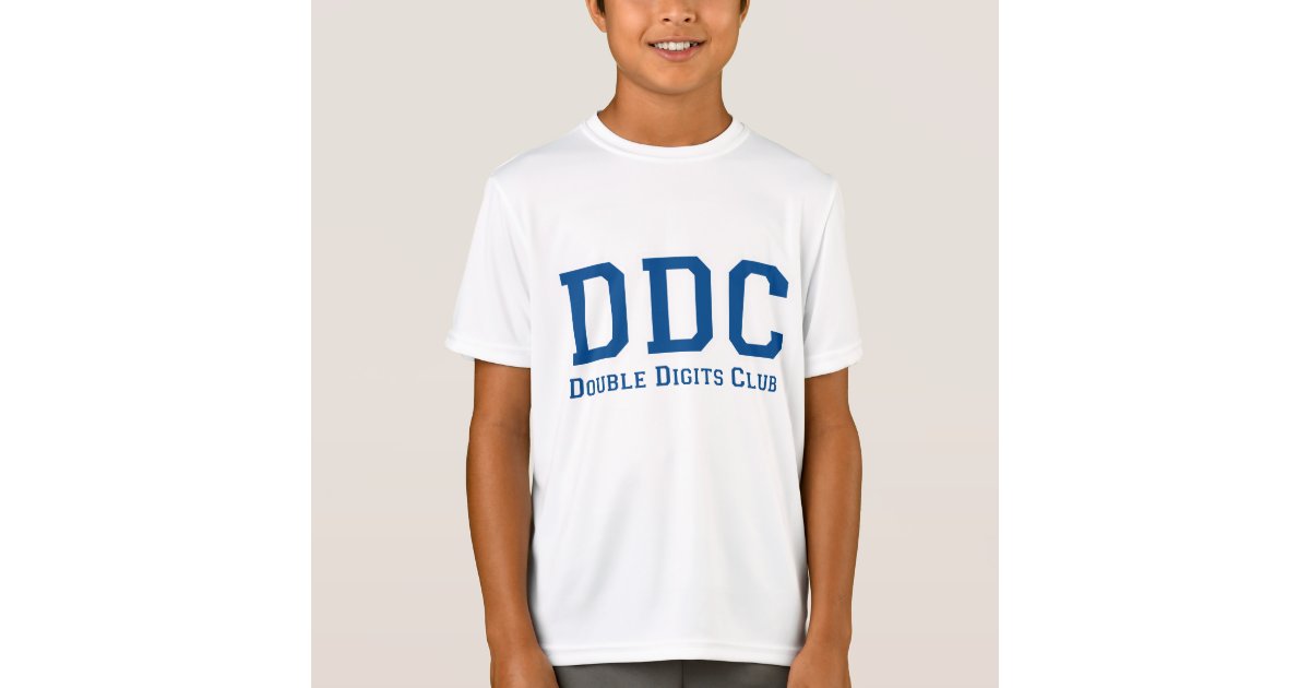 Personalized DOUBLE DIGITS CLUB #10 BIRTHDAY Tee | Zazzle