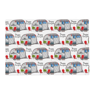 Personalized Double Sided Camper Placemat