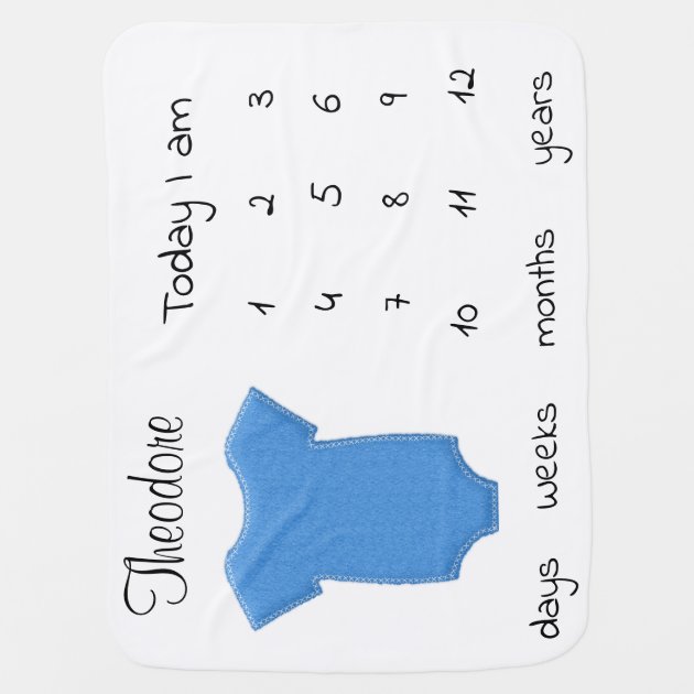 today i am baby blanket